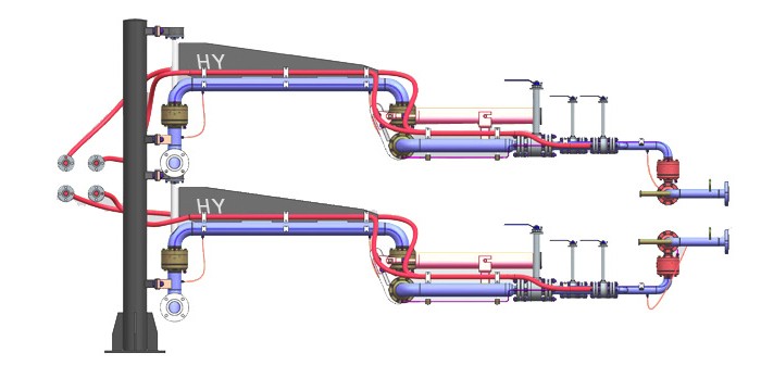 LNG装卸车鹤管图