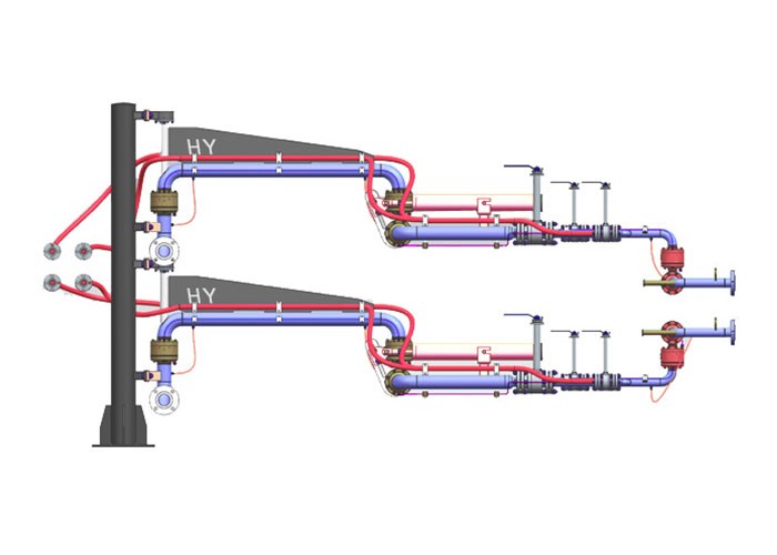 LNG装卸车鹤管图片